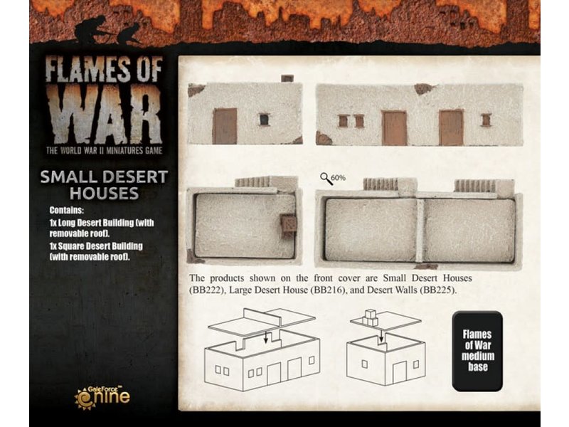 Battlefield in a Box Battlefield in a Box - Small Desert Houses