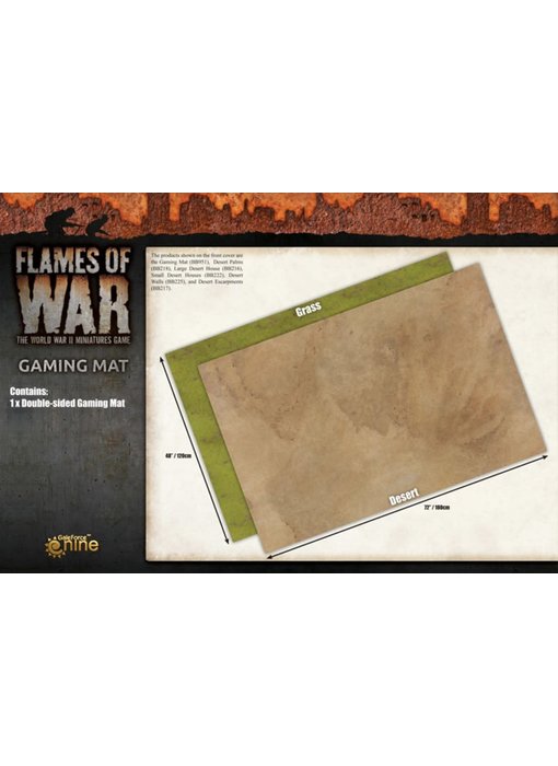 Battlefield in a Box - Grassland / Desert Gaming Mat