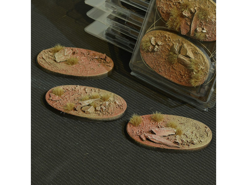 Gamer's Grass Badlands Bases Oval 75mm (3)