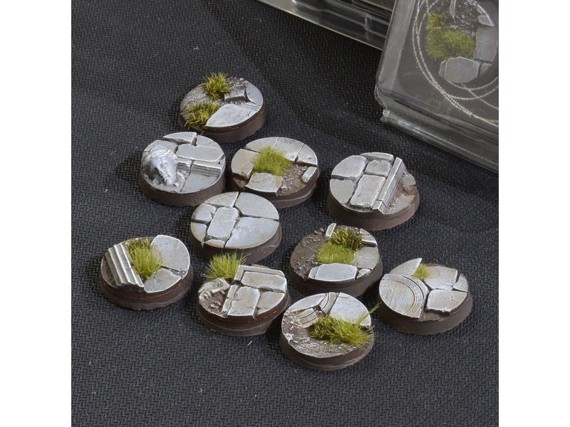 Gamer's Grass Temple Bases Round 25mm (10)