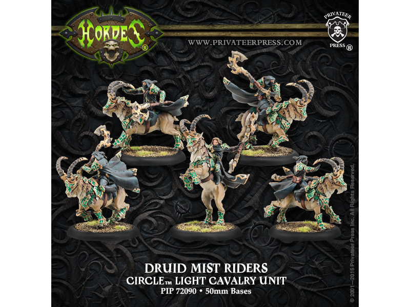 Circle Orboros Druid Mist Riders Unit (Plastic) - PIP 72090