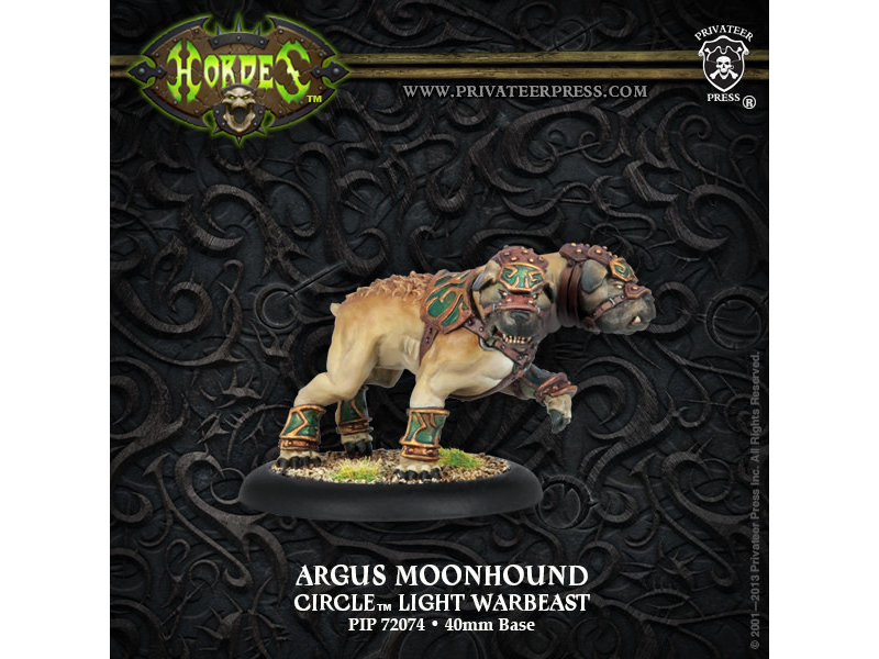Privateer Press Circle Orboros Argus Moonhound Light Warbeast (Plastic) - PIP 72074