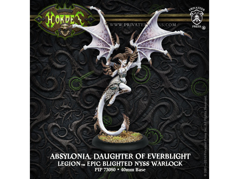 Privateer Press Legion of Everblight Absylonia, Daughter Everblight Epic Warlock - PIP 73080