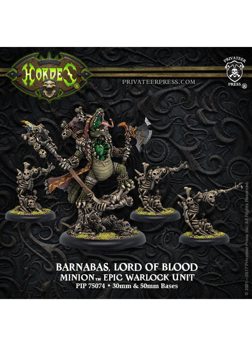 Minions Barnabas Lord Of Blood Epic Warloc Unit - PIP 75074