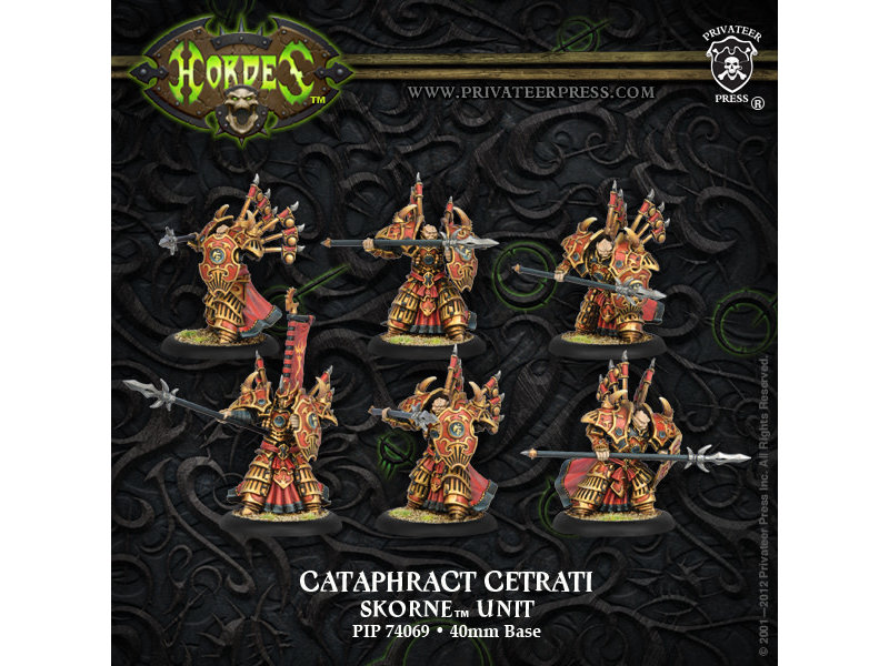 Skorne Cataphract Cetrati Unit (Plastic) - PIP 74069