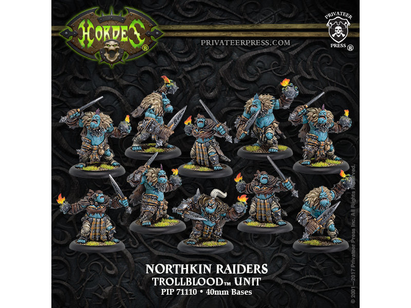Trollbloods Northkin Raiders Unit - PIP 71110