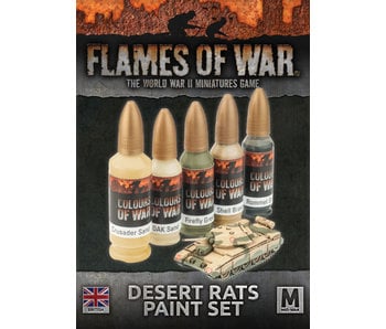 Flames of War Desert Rats Paint Set