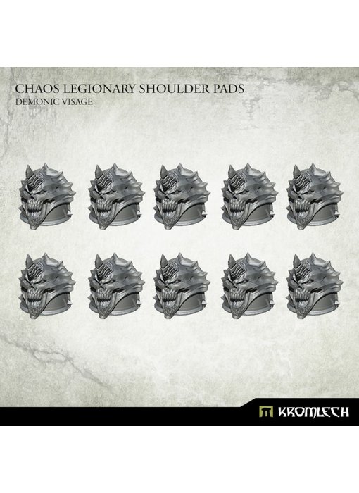 Chaos Legionary Shoulder Pads - Demon Visage (KRCB233)