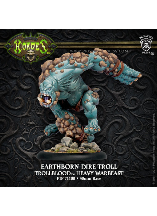 Trollbloods Heavy Warbeast Earthborn Dire Troll Box (Platic) PIP71100