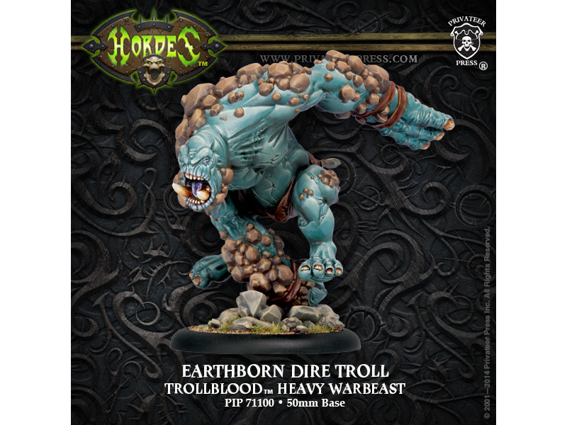 Trollbloods Heavy Warbeast Earthborn Dire Troll Box (Platic) PIP71100
