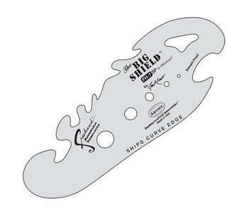 Iwata Freehand Template #7, SP Big shield FH 7 SP