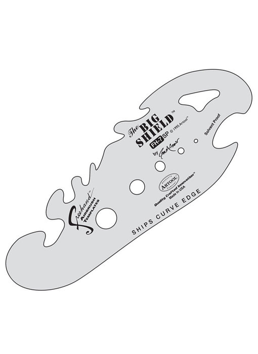 Iwata Freehand Template #7, SP Big shield FH 7 SP