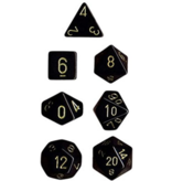 Chessex Chessex Opaque 7-Die Set Black / Gold