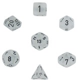 Chessex Chessex Frosted 7-Die Set Clear / Black