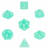 Chessex Chessex Frosted 7-Die Set Teal / White
