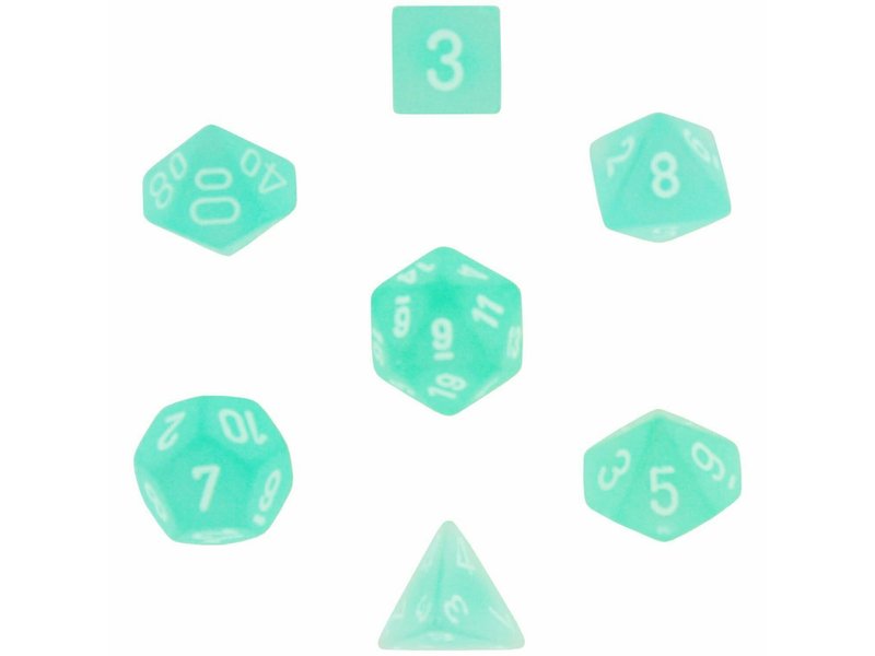 Chessex Chessex Frosted 7-Die Set Teal / White