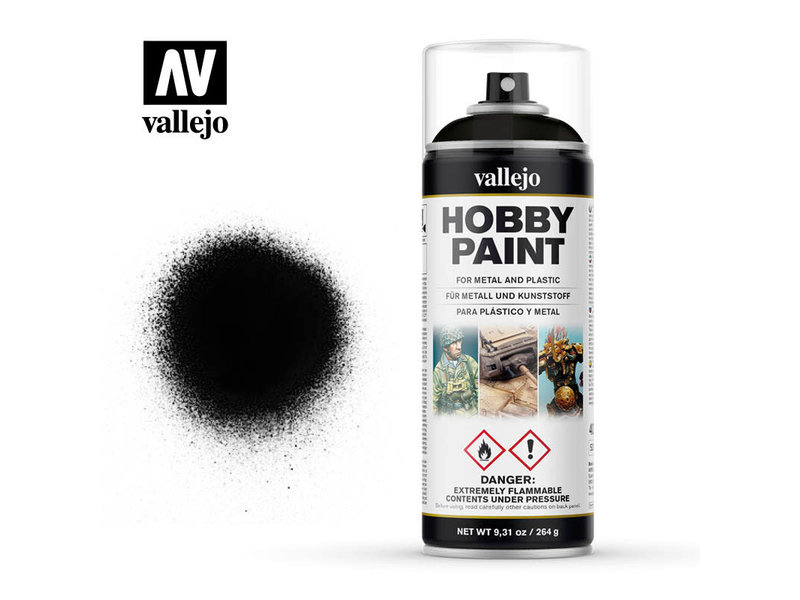 Vallejo Hobby Paint Black Spray (28.012)