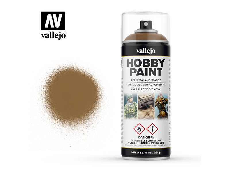 Vallejo Hobby Paint Leather Brown Spray (28.014)