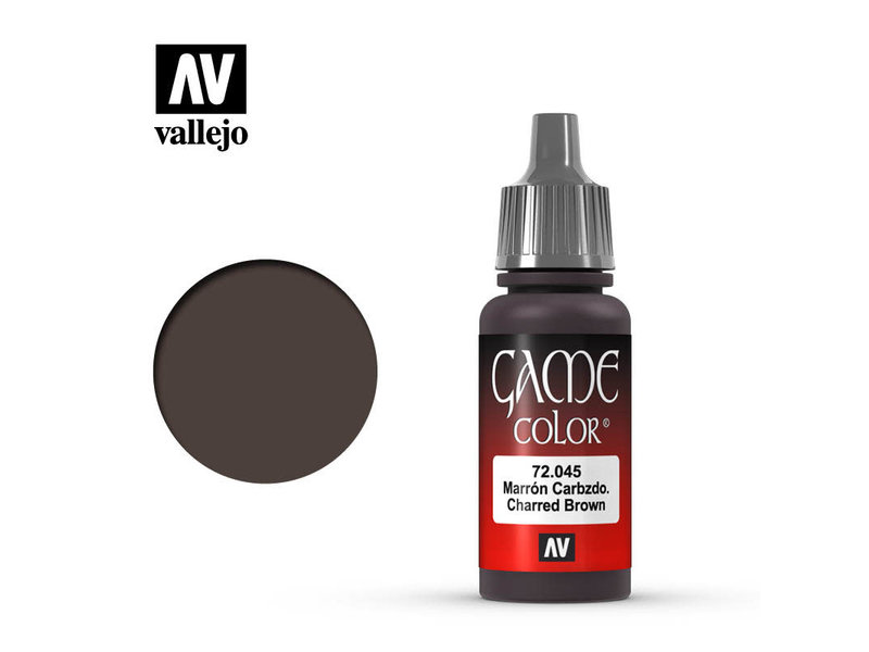 Vallejo Game Color Charred Brown (72.045)