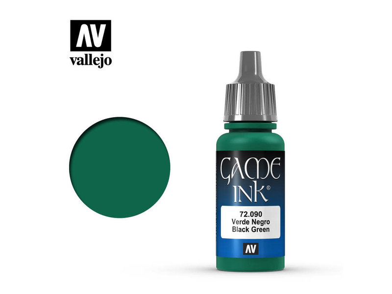 Vallejo Game Ink Black Green (72.090)