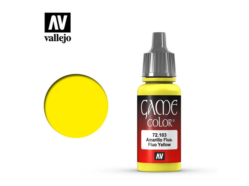 Vallejo Game Color Flourescent Yellow (72.103)