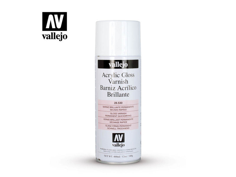 Vallejo Auxiliary Gloss Varnish Spray (28.530)