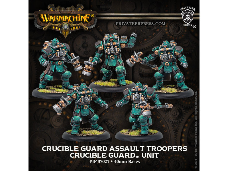 Crucible Guard - Assault Troopers (5) (Metal/Resin) (PIP 37021)