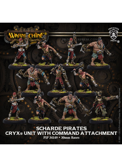Cryx - Scharde Pirates (Resin/Metal) (11) (PIP 34149)