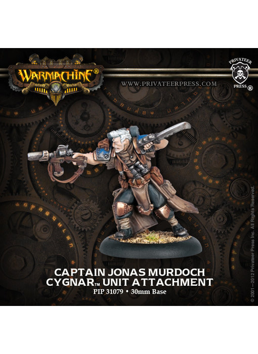 Cygnar - Captain Jonas Murdoch (PIP 31079)