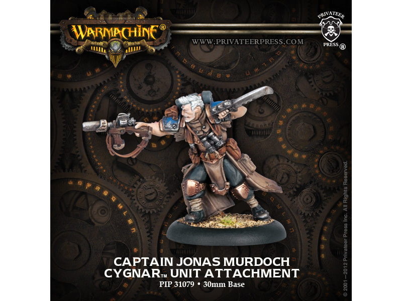 Privateer Press Cygnar - Captain Jonas Murdoch (PIP 31079)