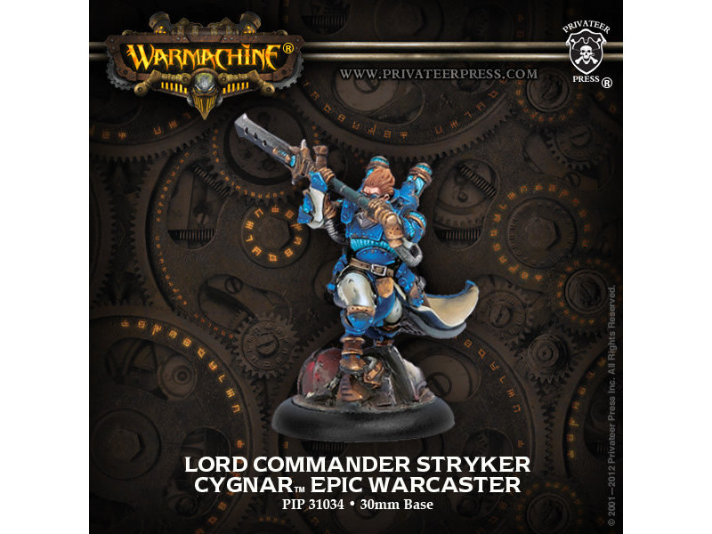 Privateer Press Cygnar - Lord Commander Stryker (PIP 31034)