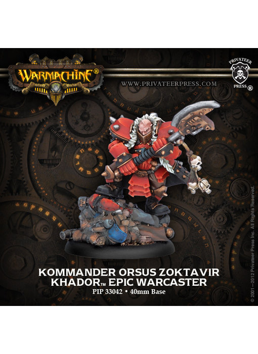 Khador - Kommander Orsus Zoktavir (PIP 33042)