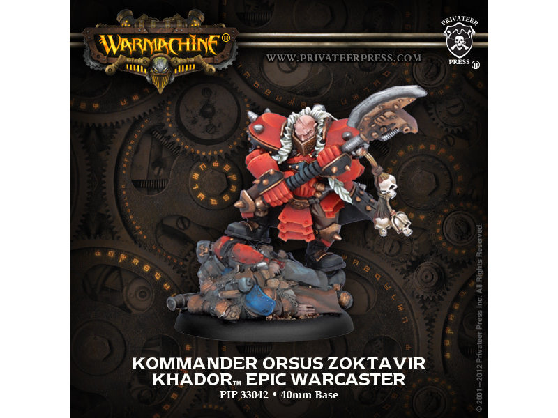 Khador - Kommander Orsus Zoktavir (PIP 33042)