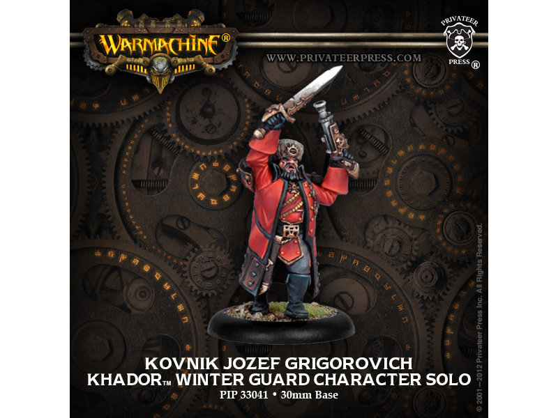 Khador - Kovnik Jozef Grigorovich (PIP 33041)