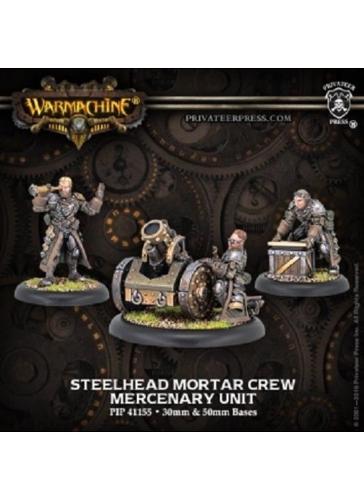 Mercenaries - Steelhead Mortar Crew (3) (metal / resin) (PIP 41155)