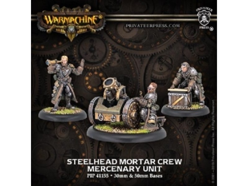 Mercenaries - Steelhead Mortar Crew (3) (metal / resin) (PIP 41155)