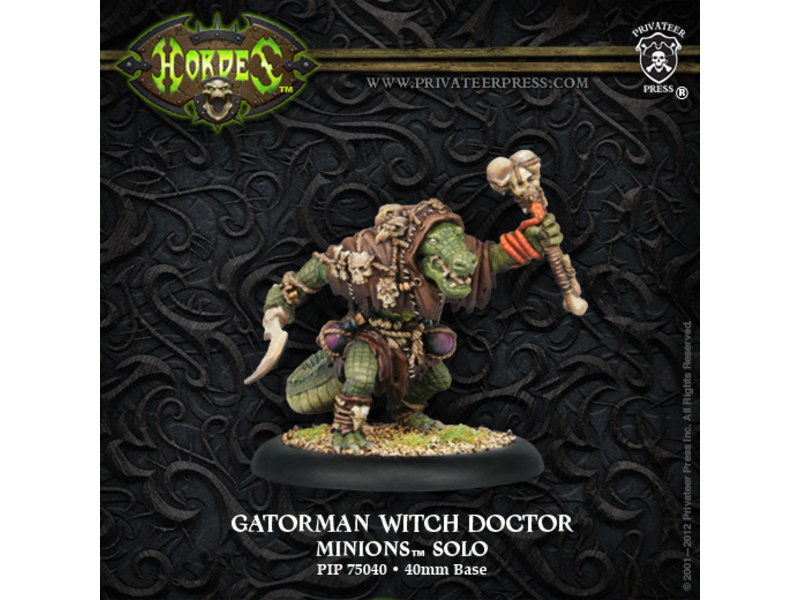 Privateer Press Minions - Gatorman Witch Doctor (PIP 75040)