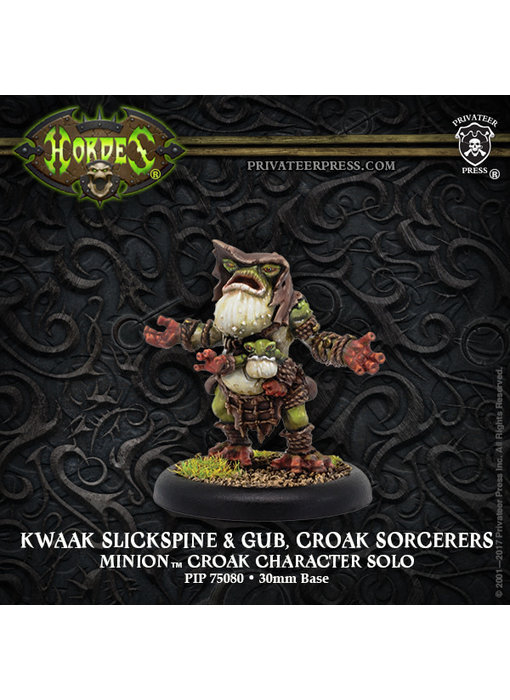 Minons - Kwaak Slickspine & Gub, Croak Sorcerers Solo (Metal) (PIP 75080)