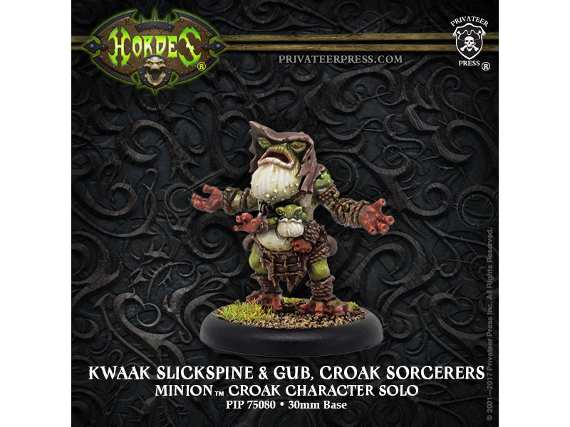 Minons - Kwaak Slickspine & Gub, Croak Sorcerers Solo (Metal) (PIP 75080)