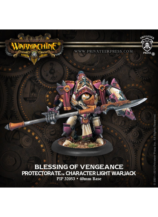 Protectorate of Menoth - Blessing Of Vengance Lght Warj (PIP 32053)
