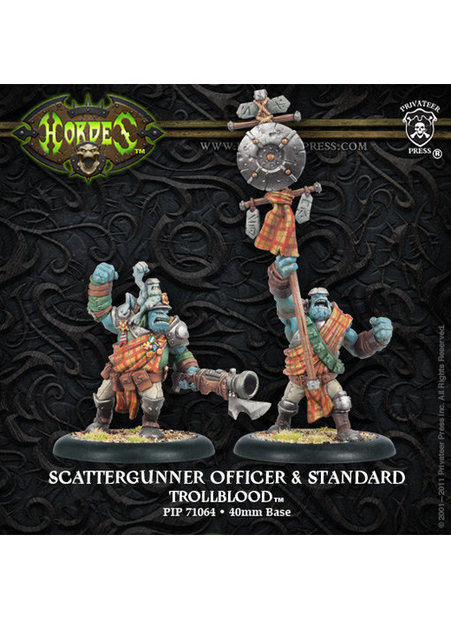 Trollbloods - Scattergunner Officer (PIP 71064)