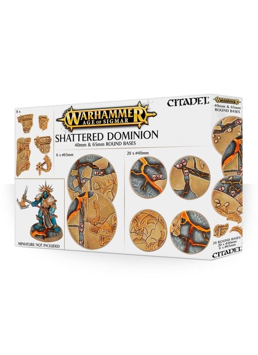 Shattered Dominion 40mm & 65mm Round Bases