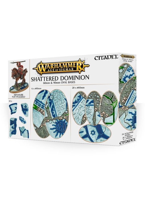 Shattered Dominion 60mm & 90mm Oval Bases