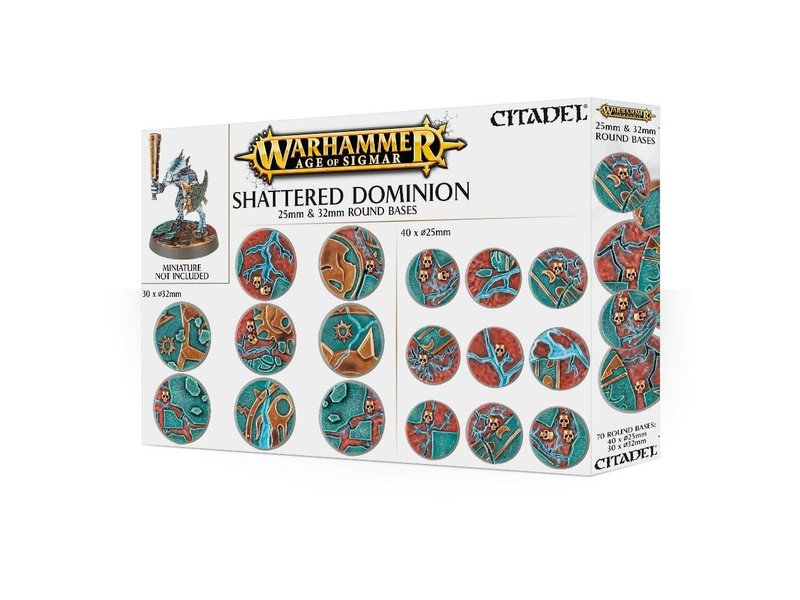 Games Workshop Shattered Dominion 25mm & 32mm Round Bases