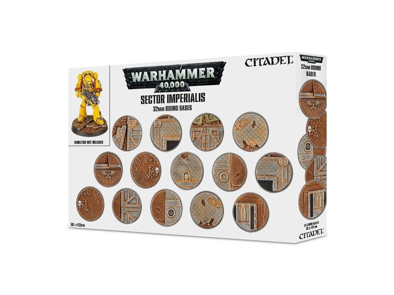 Games Workshop Sector Imperialis 32mm Round Bases