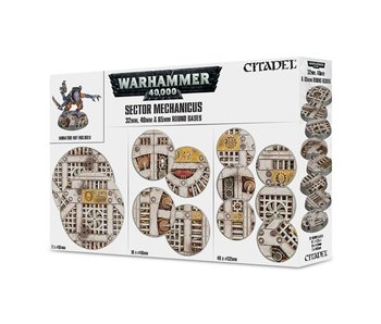 Sector Mechanicus 32mm 40mm & 65mm Round Bases