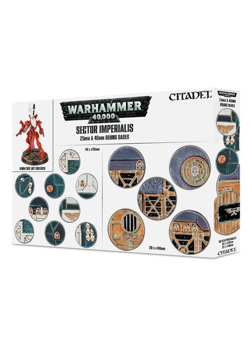 Sector Imperialis 25mm & 40mm Round Bases