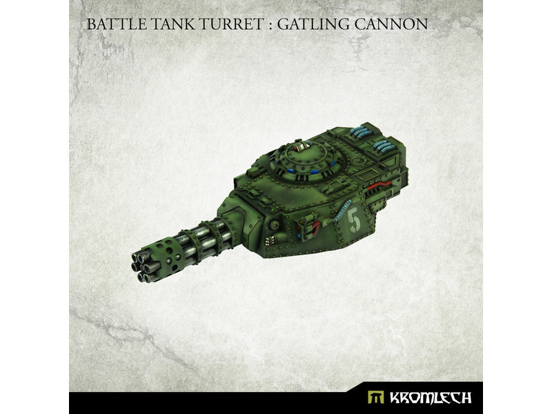 Kromlech Battle Tank Turret - Gatling Cannon