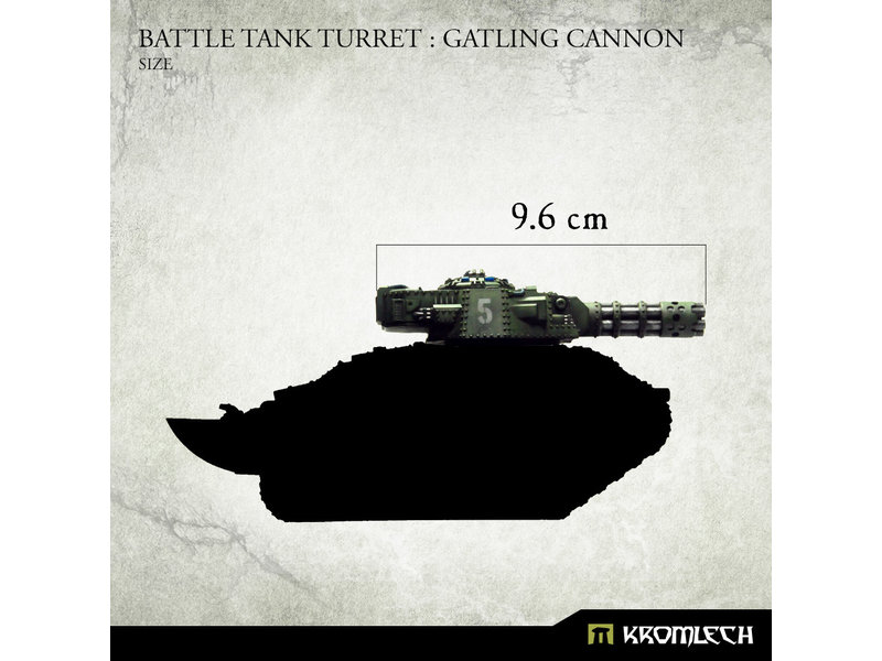 Kromlech Battle Tank Turret - Gatling Cannon