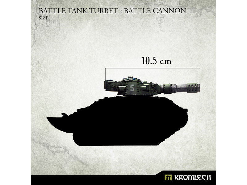 Kromlech Battle Tank Turret - Battle Cannon